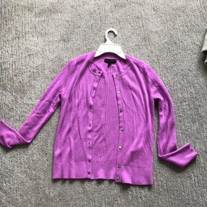 banana republic fuschia pink cardigan